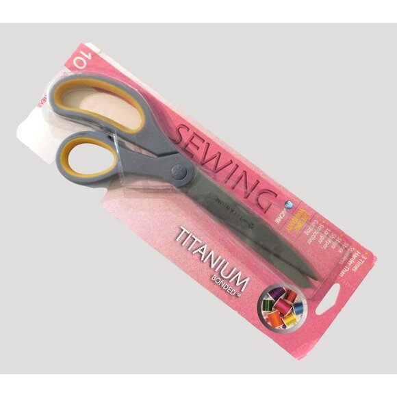 Titanium Bonded Sewing Quilting Shears 10 Inches Durable Sharp Titanium Blades - Picture 1 of 4